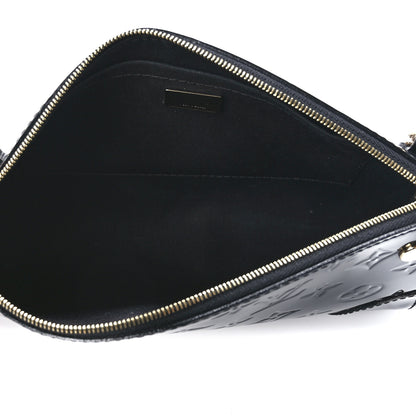 Louis Vuitton Vernis Santa Monica Clutch Noir Magnetique 5 of 11