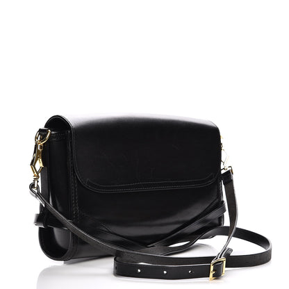Burberry Polished Bridle Leather Small Abbott Crossbody Black 3 of 7