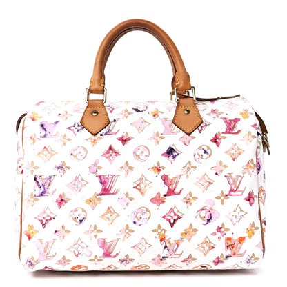 Louis Vuitton Watercolor Aquarelle Speedy 30 White 1 of 12