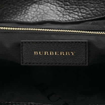 Burberry Heritage Grain Check Embossed Medium Dewsbury Tote Black 7 of 12