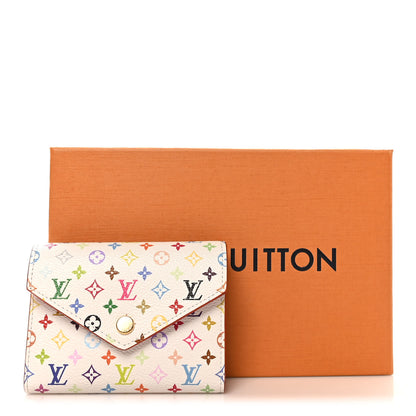 Louis Vuitton LV x TM Monogram Multicolor Victorine Wallet White 9 of 9