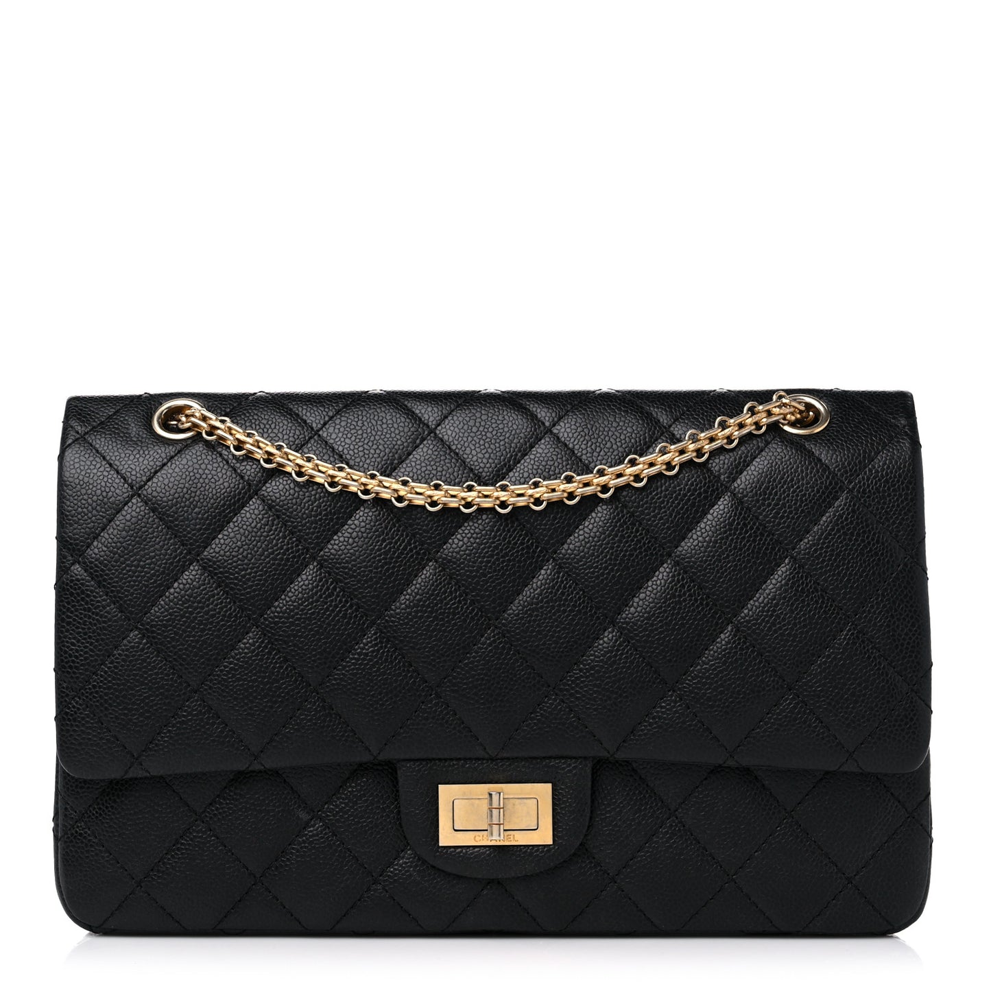 Caviar Quilted 2.55 Reissue 227 Flap Black