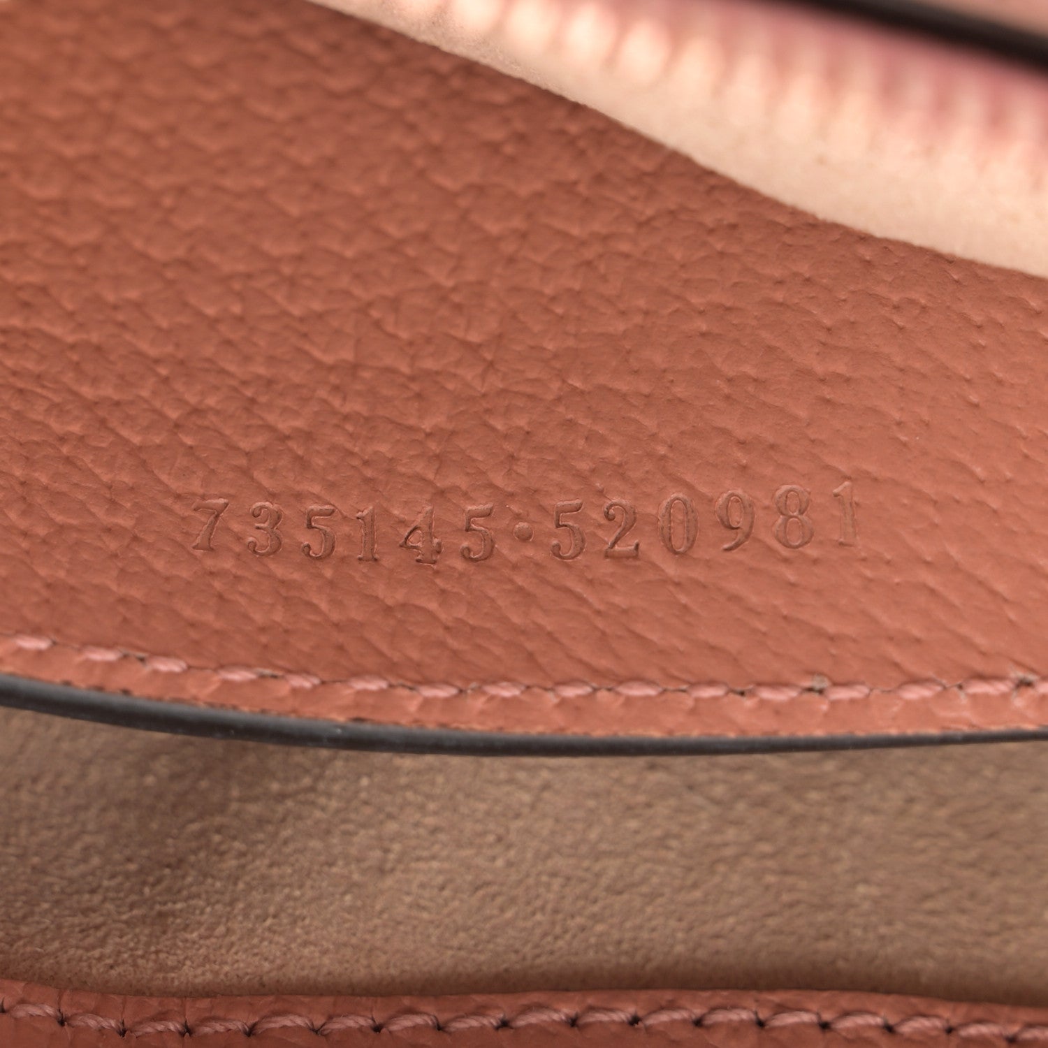 Gucci Monogram Textured Dollar Calfskin Small Ophidia Hobo Cloche Rose Pink 7 of 12