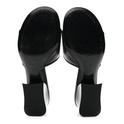 Louis Vuitton Lambskin Magnetic Mules 35 Black 6 of 10
