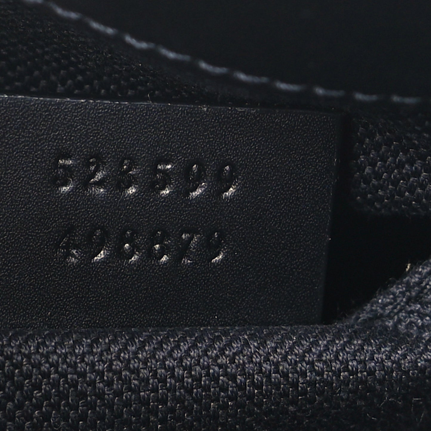 GG Supreme Monogram Web Small Flat Messenger Bag Black Grey