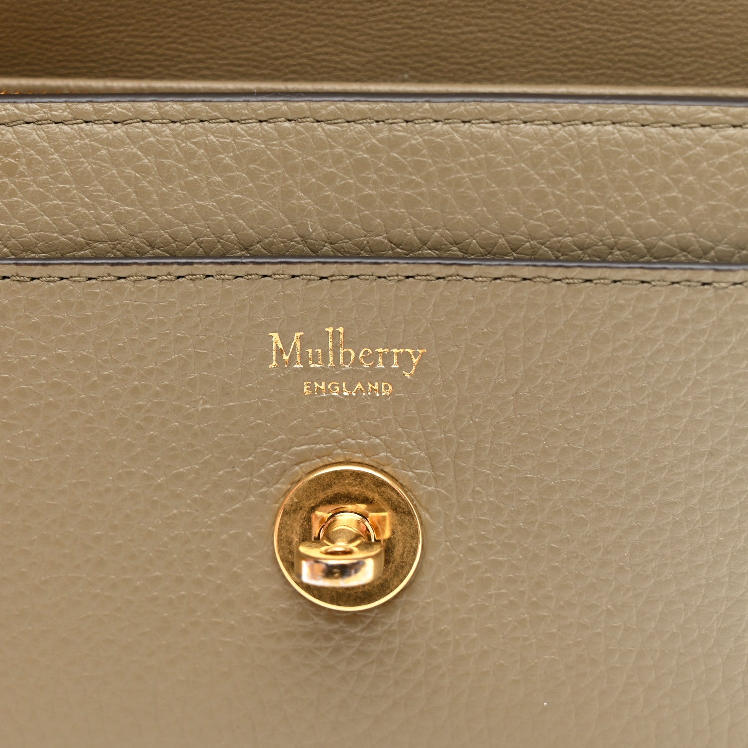 Mulberry Small Classic Grain Medium Darley Wallet Linen Green 7 of 7