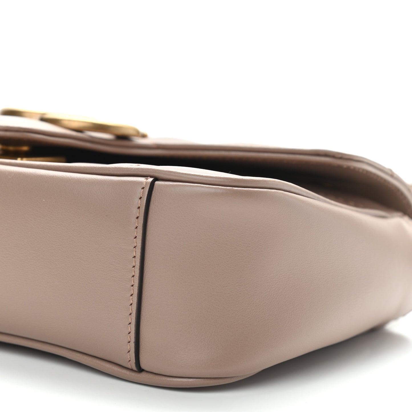 Calfskin Matelasse Mini GG Marmont Shoulder Bag Porcelain Rose