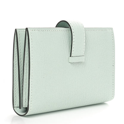 Hermes Chevre Mysore Bearn Card Holder Wallet Vert Peppermint 3 of 8