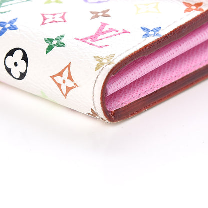 Louis Vuitton Monogram Multicolor Sarah Wallet NM White Litchi 10 of 10
