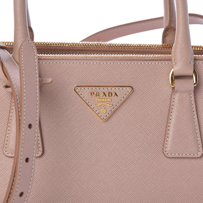 Prada Saffiano Small Galleria Double Zip Tote Cammeo 8 of 10