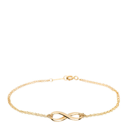 Tiffany 18K Yellow Gold Infinity Bracelet 1 of 4