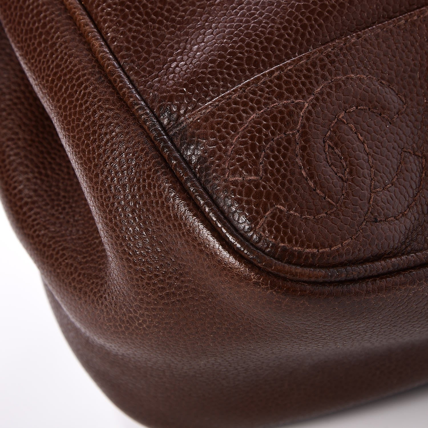 Chanel Caviar CC Backpack Brown 9 of 9