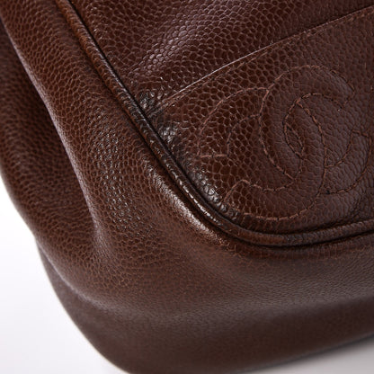 Chanel Caviar CC Backpack Brown 9 of 9