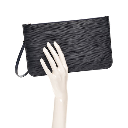 Louis Vuitton Epi Neverfull Pochette MM GM Indigo 2 of 7