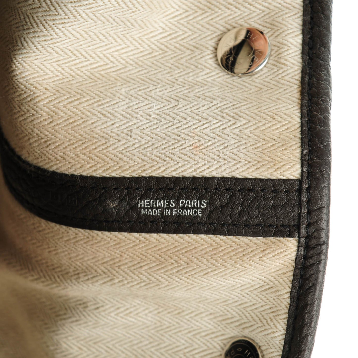Veau Negonda Garden Party Tote 36 Cacao