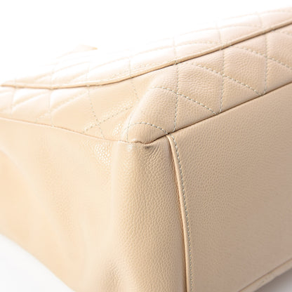 Chanel Caviar Quilted Grand Shopping Tote GST Beige Clair 18 of 18