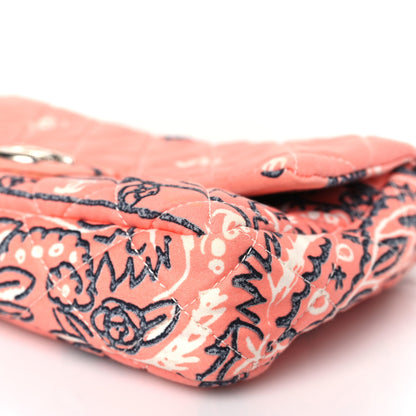 Chanel Cotton Quilted Small Bandana Single Flap Pink 9 of 10