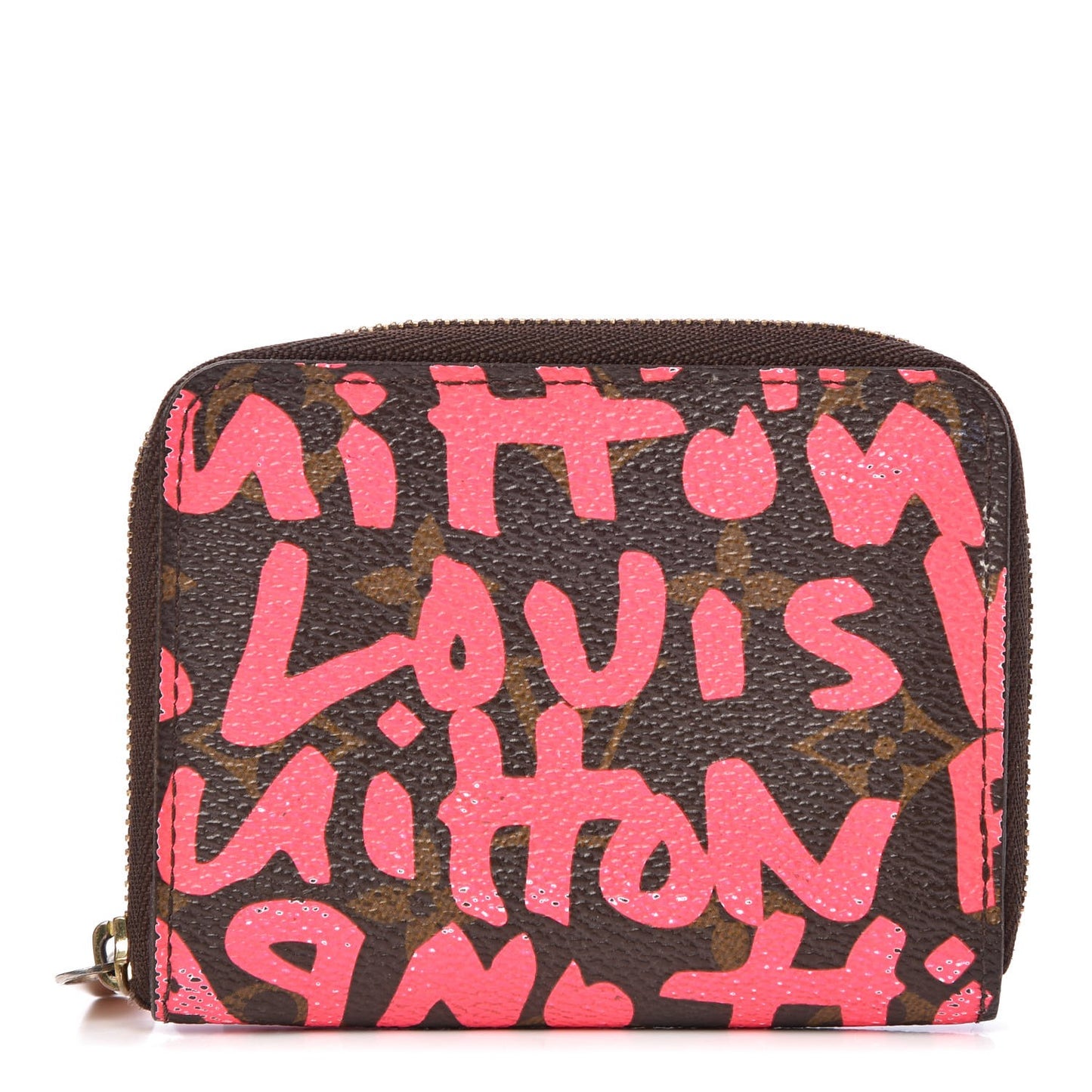 Monogram Graffiti Zippy Coin Purse Fuchsia