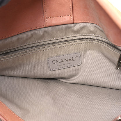 Chanel Iridescent Calfskin Large Sea Hit Tote Pink 7 of 13