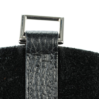 Hermes Taurillon Clemence Picotin 22 MM Black 9 of 9