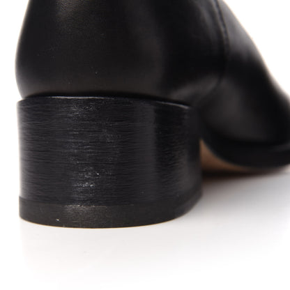 Chanel Calfskin Riding Boots 38.5 Black 8 of 8