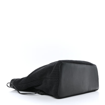 Chanel Cotton Net CC Tote Black 5 of 13
