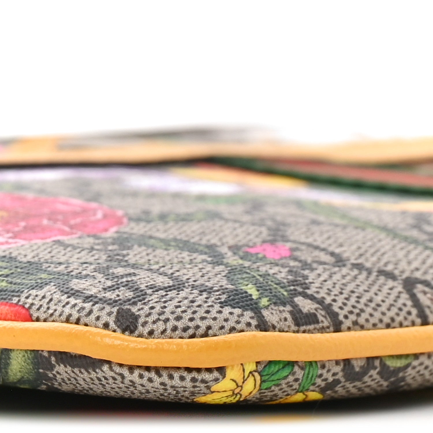 Gucci GG Supreme Monogram Flora Large Ophidia Pouch Clutch Beige Multicolor Crop 9 of 11