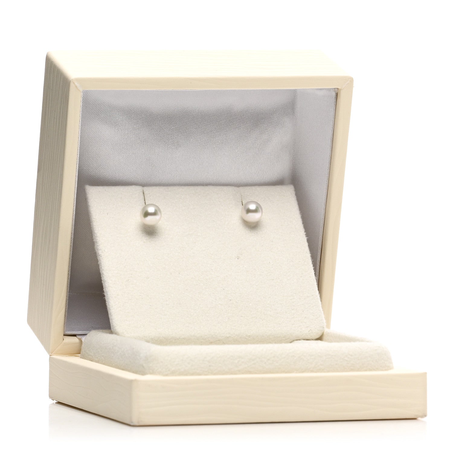 Mikimoto 18K White Gold 6-6.5mm Akoya Pearl Stud Earrings 5 of 5
