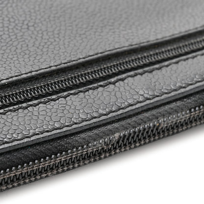 Chanel Caviar CC Timeless Large Zip Around Wallet Black 13 of 13