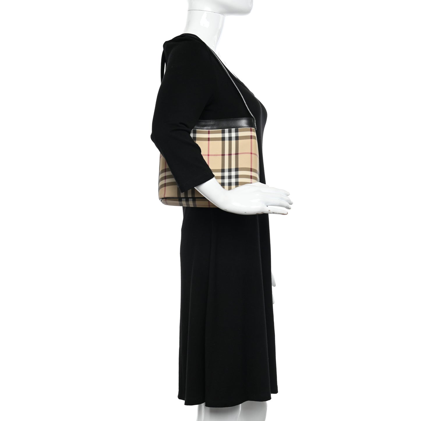 Prorsum House Check Shoulder Bag Black