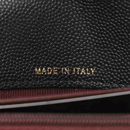 Chanel Caviar Quilted Medium Flap Wallet Black 7 of 8