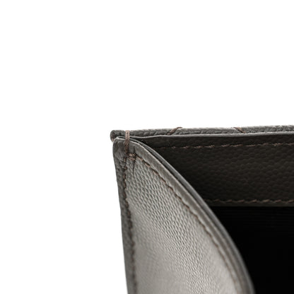 Saint Laurent Grain De Poudre Textured Mixed Matelasse Medium Triquilt Monogram Satchel Earth 11 of 11