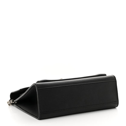 Louis Vuitton Soft Calfskin My Lockme Chain Bag BB Black 4 of 12