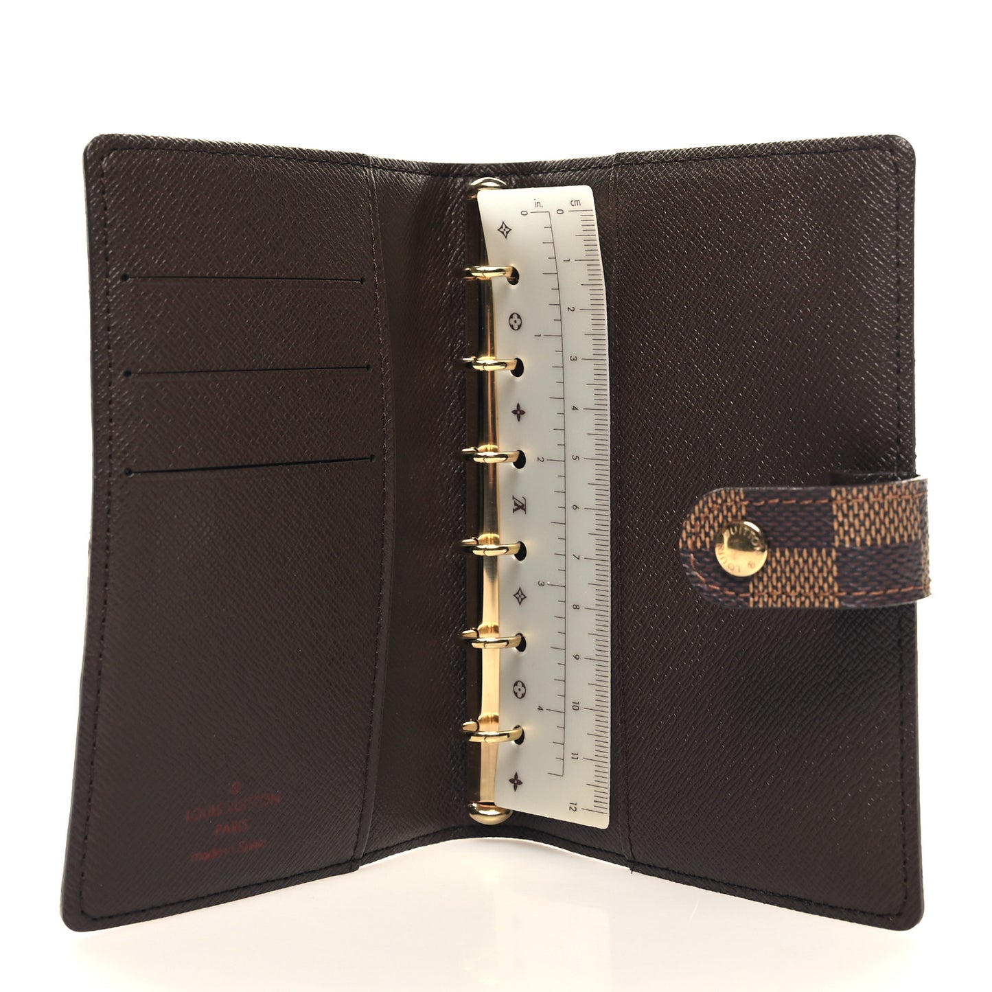 Damier Ebene Small Ring Agenda Cover