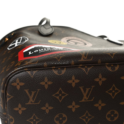 Louis Vuitton Monogram World Tour Neverfull MM 12 of 16