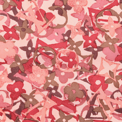 Louis Vuitton Silk Monogram Arty Square Scarf Pale Pink 3 of 4
