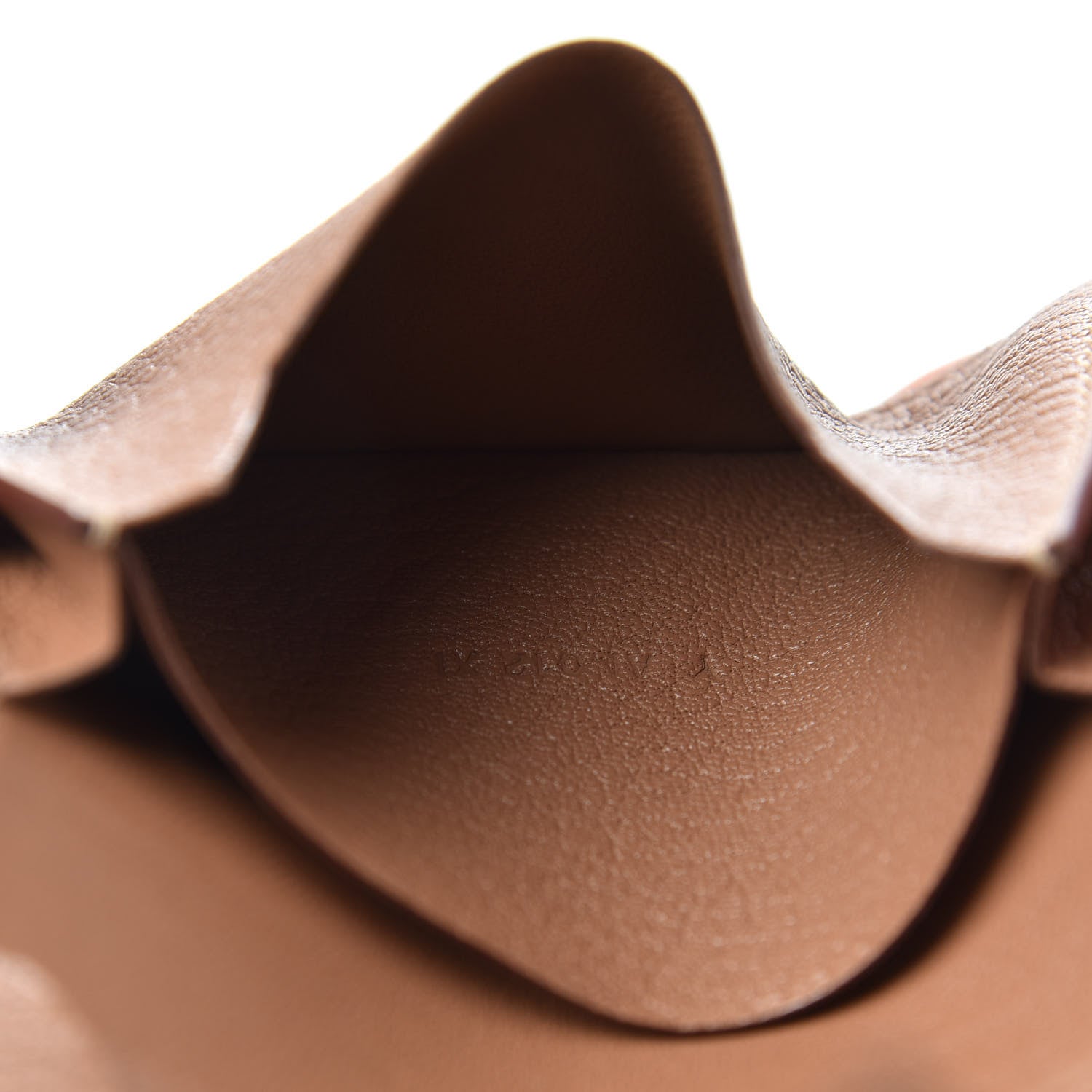 Hermes Chevre Mysore Bearn Card Holder Wallet Quebracho 7 of 8