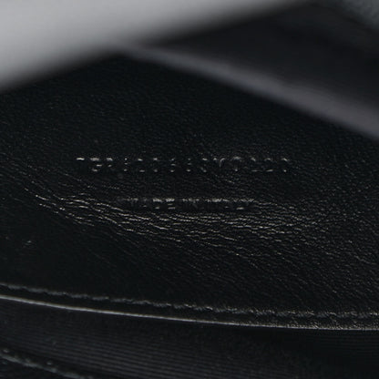 Saint Laurent Grain De Poudre Medium West Hollywood Monogram Fold-Over Black 7 of 18
