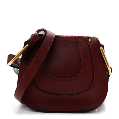Chloe Grained Calfskin Nano Hayley Hobo Sienna Red 1 of 10
