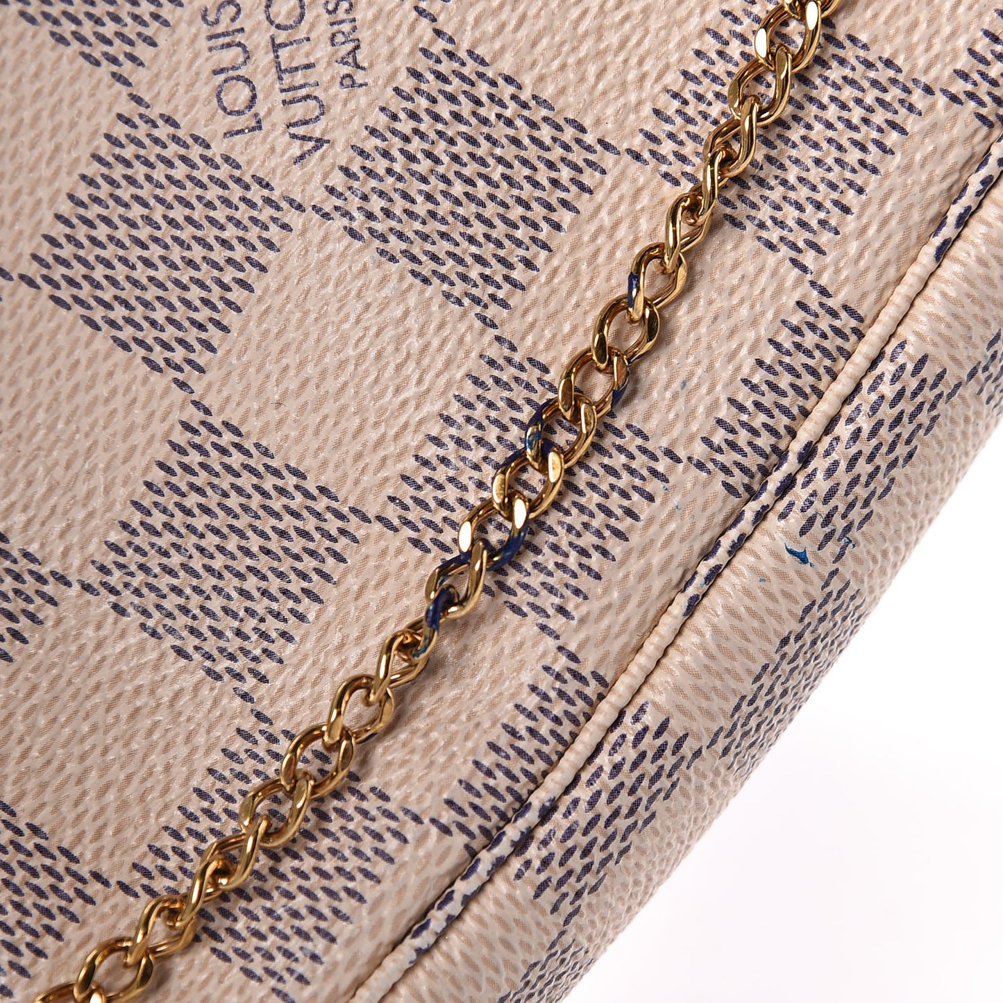 Damier Azur 2017 Christmas Animation Mini Pochette Accessories