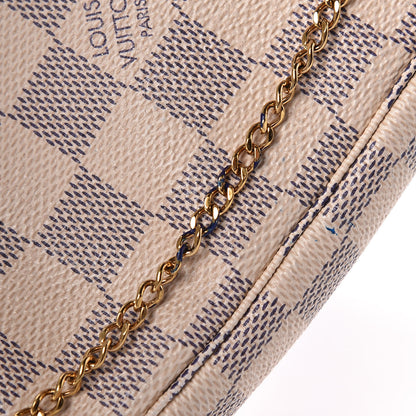 Louis Vuitton Damier Azur 2017 Christmas Animation Mini Pochette Accessories 11 of 11