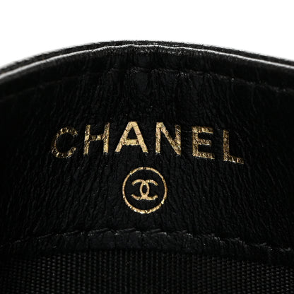 Chanel Caviar Quilted French New Wave Card Holder Black 5 of 9