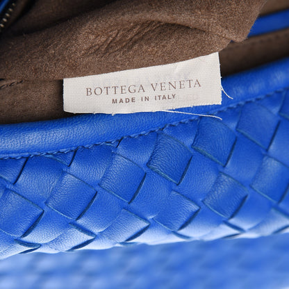 Bottega Veneta Nappa Intrecciato Large Veneta Hobo Signal Blue 9 of 9