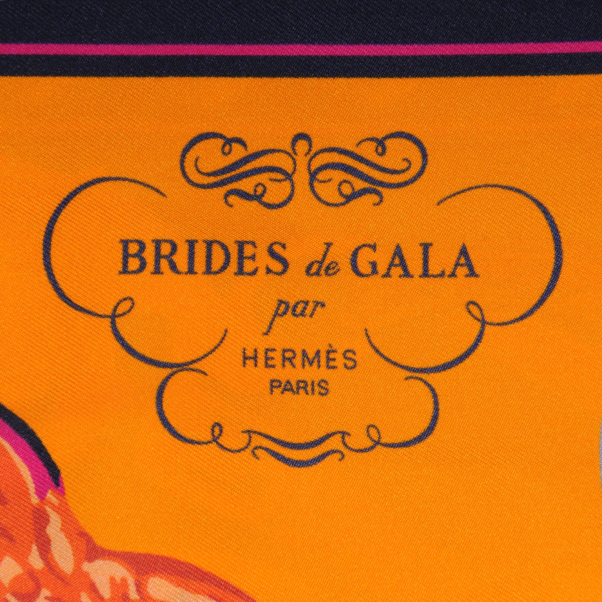 Hermes Silk Brides De Gala Maxi Twilly 3 of 4