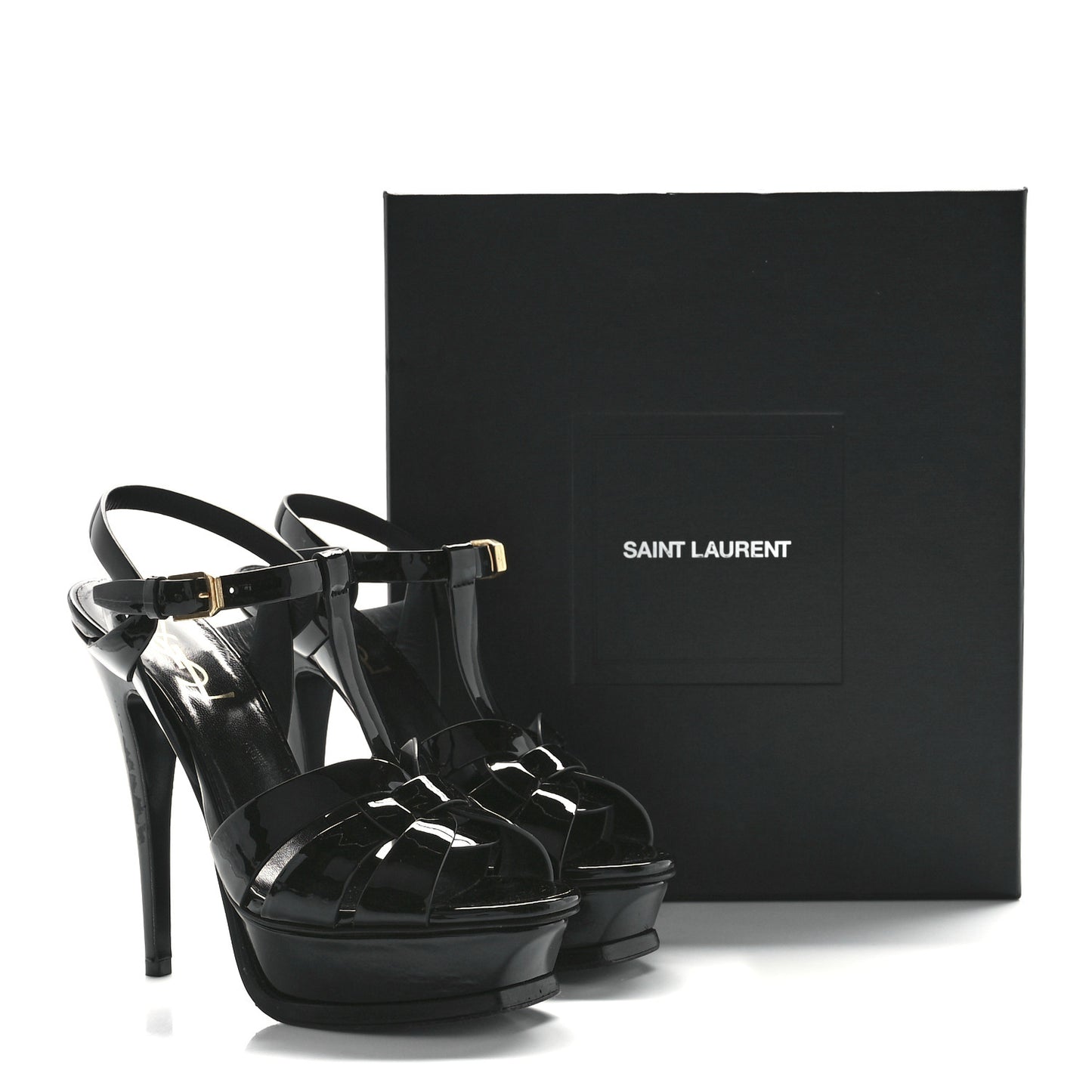 Patent Tribute 105 Platform Sandals 37 Black