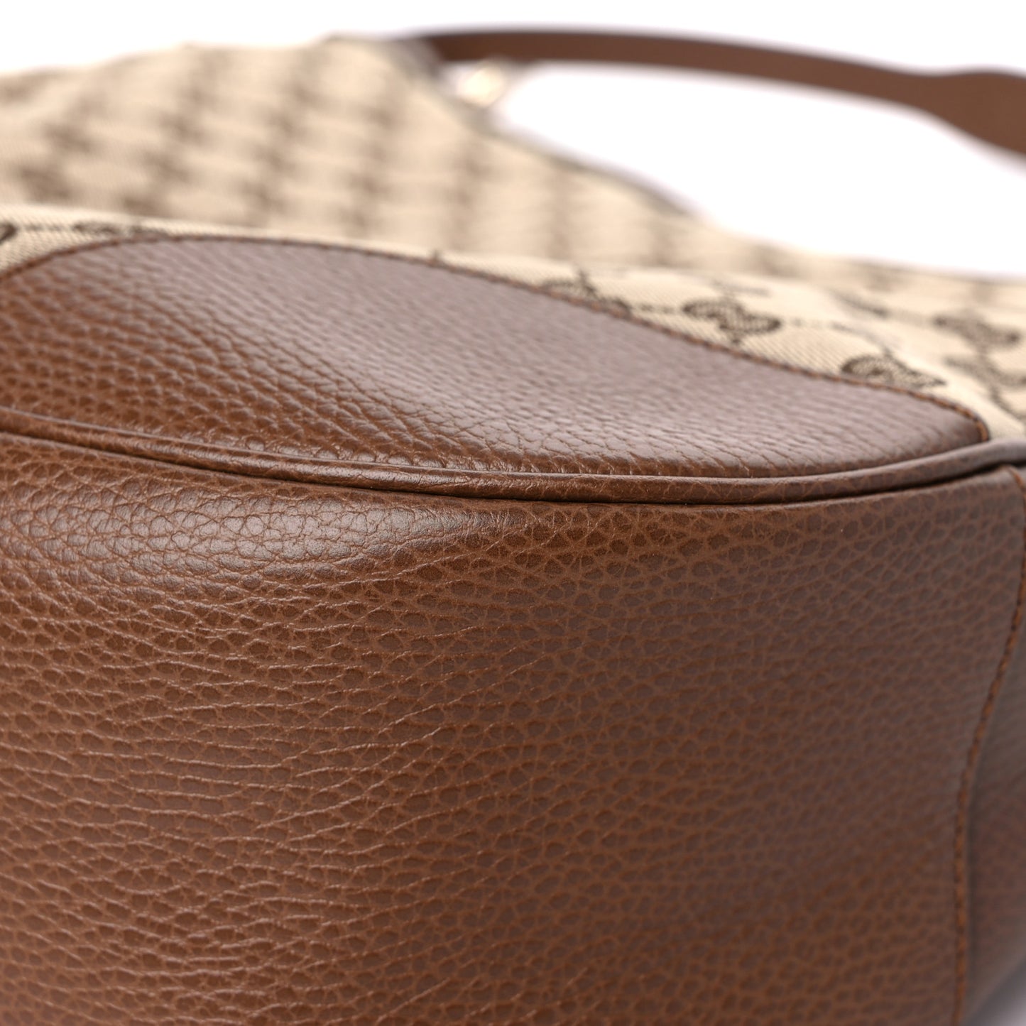 Soft GG Monogram Large Margaux Hobo Brown