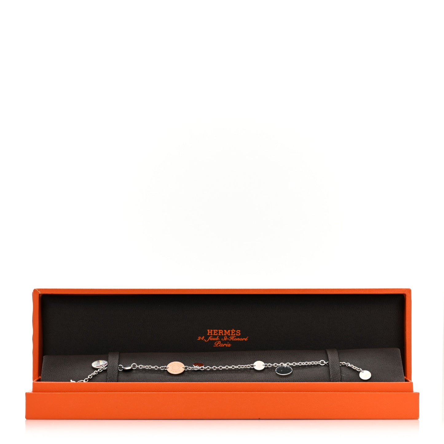 Sterling Silver 18K Rose Gold Confettis Bracelet ST