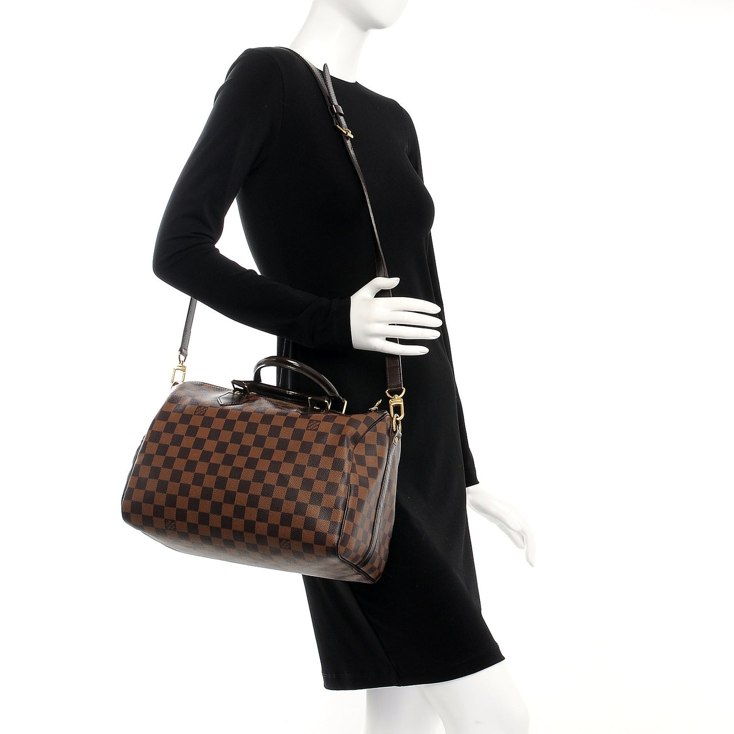 Damier Ebene Speedy Bandouliere 30