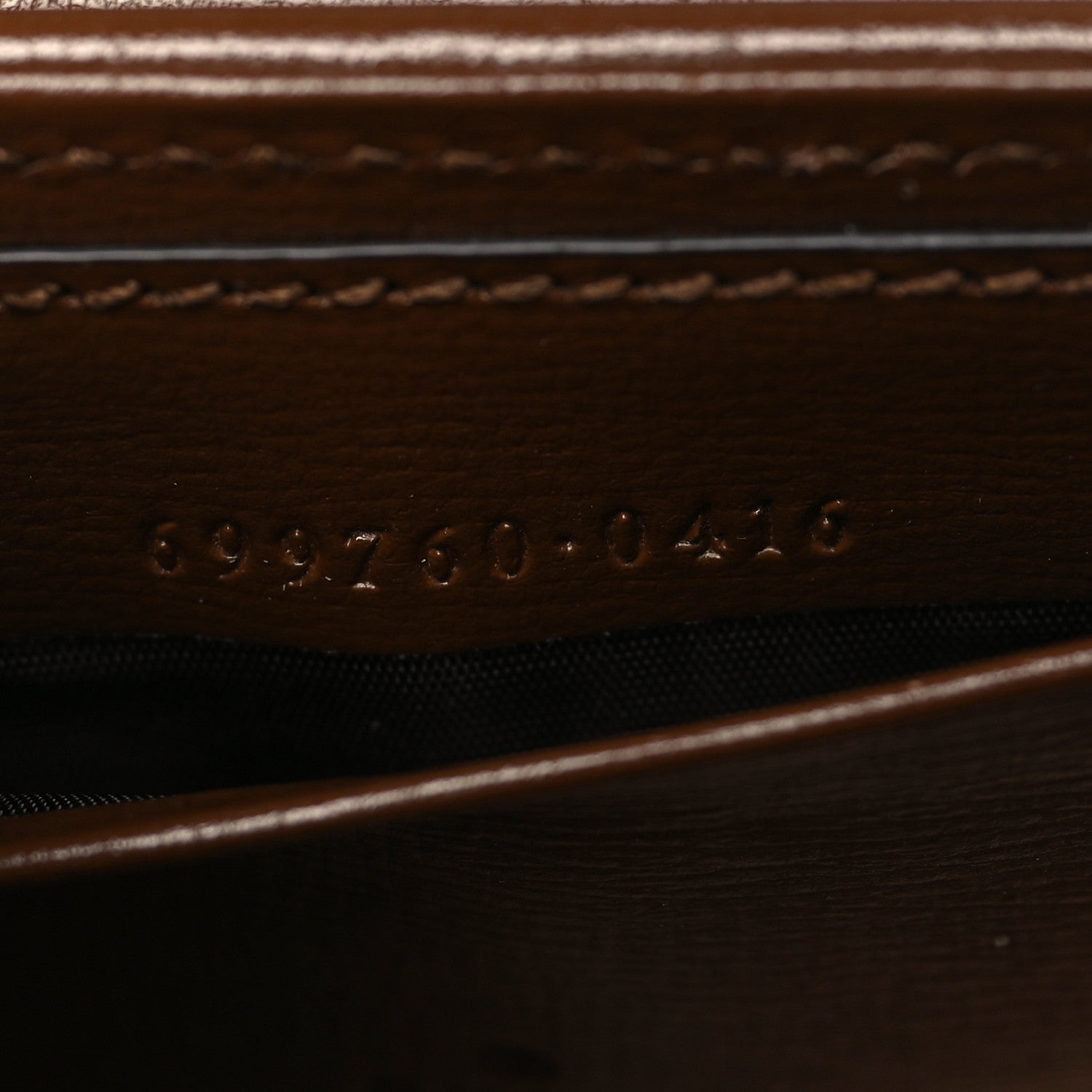 Gucci GG Supreme Monogram Azalea Calfskin Web Horsebit 1955 Wallet On Strap Beige Ebony Brown Sugar 6 of 9