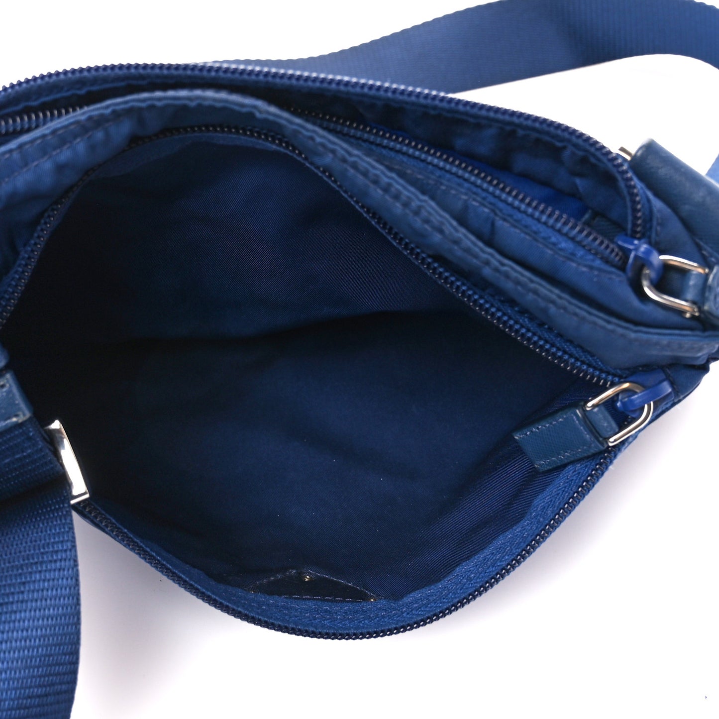 Nylon Vela Flat Messenger Bag Royal